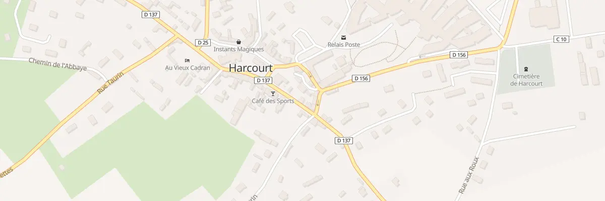 Plan du 15 Rue de la Liberation Aout 1944 à Harcourt