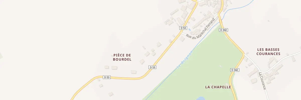 Plan du 11 Rue des Meuniers à Neuilly-le-Brignon