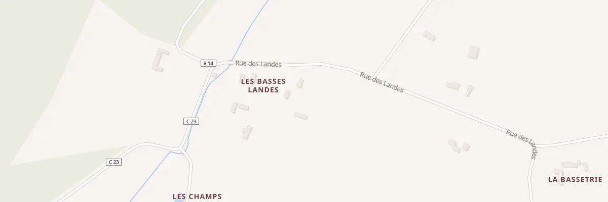 Plan du 5 Rue des Landes à Chéronvilliers