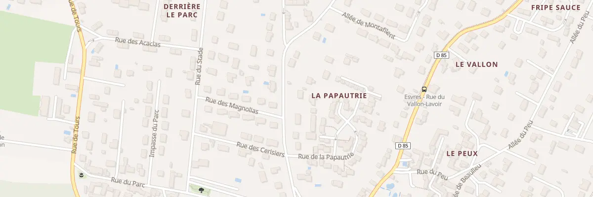 Plan du 15 Rue Chanoine Noel Carlotti à Esvres