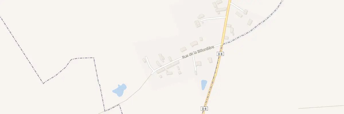 Plan du 54 La Billordiere à Saint-Jacques-des-Guérets