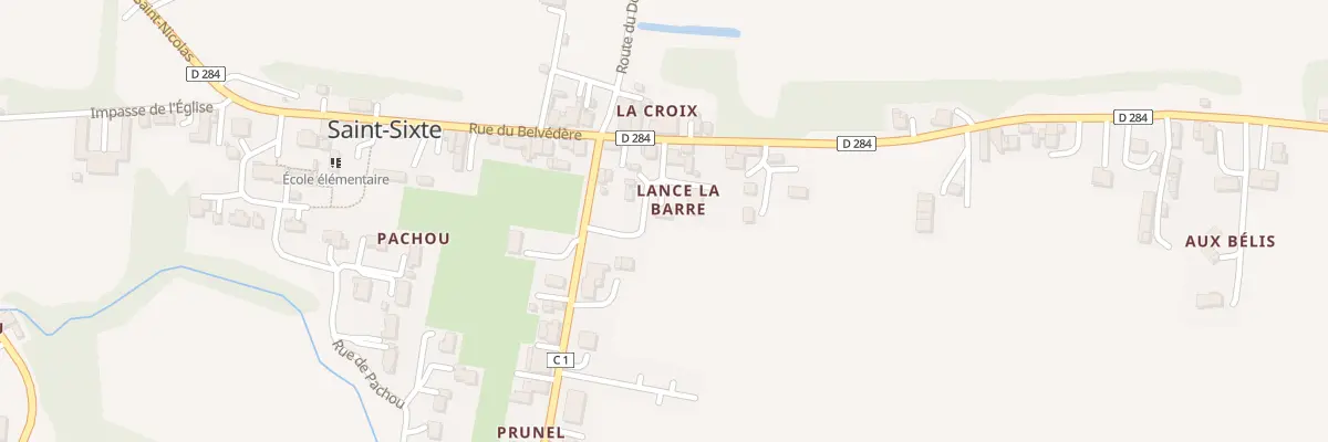 Plan du 5 Imp Lance la Barre à Saint-Sixte