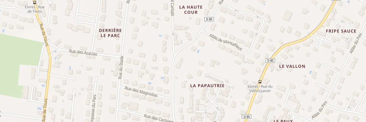 Plan du 21 Rue Chanoine Noel Carlotti à Esvres