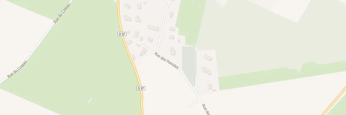 Plan du 205 Rue des Pensees à Étoutteville