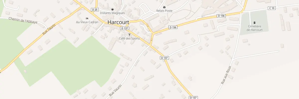 Plan du 38 Rue de la Liberation Aout 1944 à Harcourt