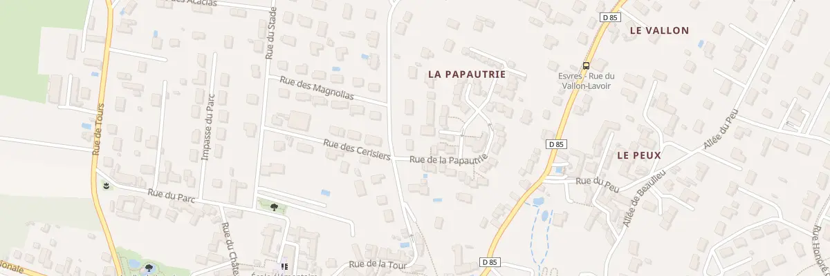Plan du 9 Rue Chanoine Noel Carlotti à Esvres