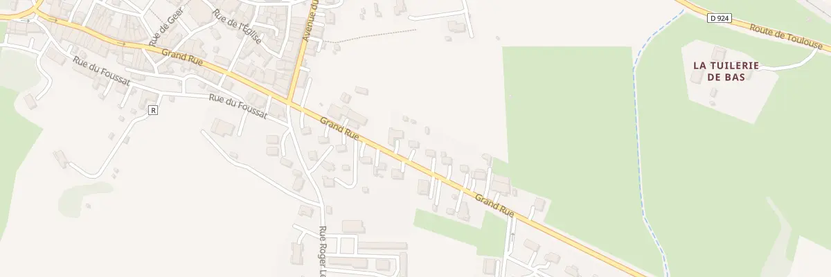 Plan du 57 Gr Grand Rue à Aubiet