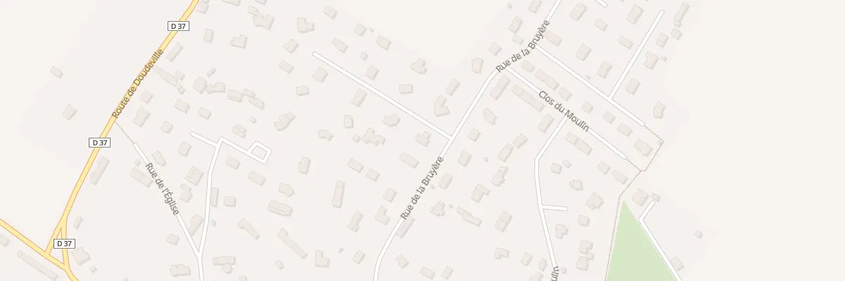 Plan du 285 Rue de la Bruyere à Étoutteville