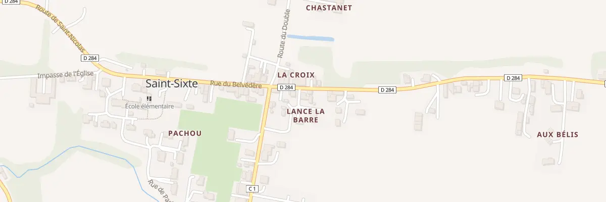 Plan du 69 Lance La Barre à Saint-Sixte
