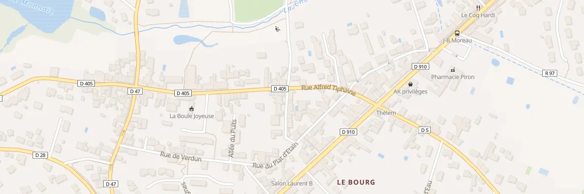 Plan du 2 Rue Alfred Tiphaine à Monnaie