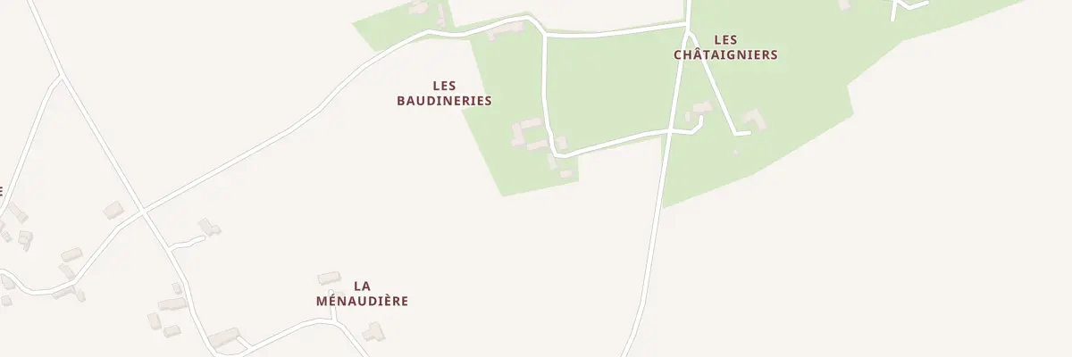 Plan du 1 Les Baudineries à La Chapelle-Blanche-Saint-Martin