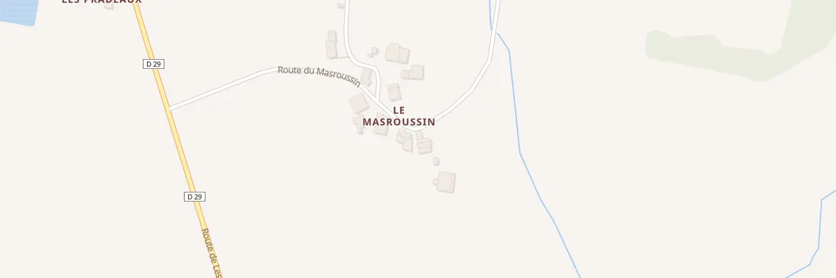 Plan du 4 Le Masroussin à Saulgond