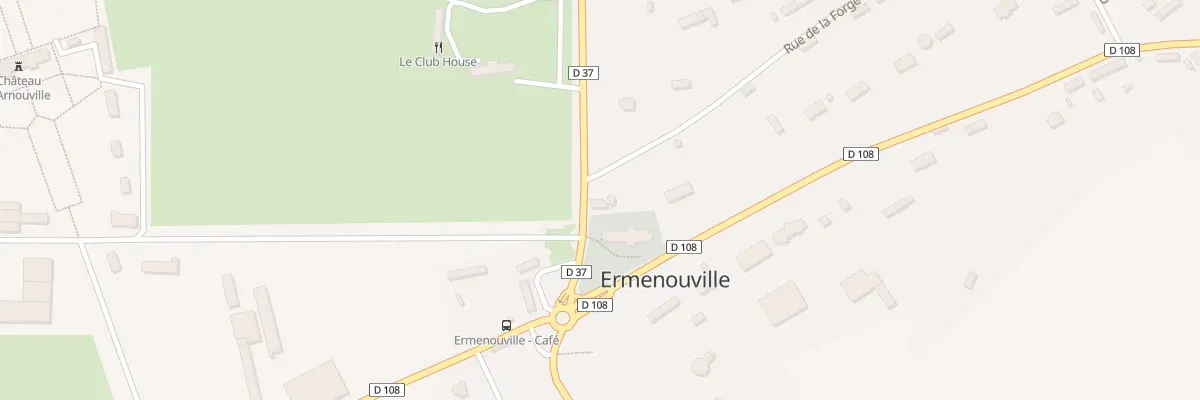 Plan du 2 Rte du Calvaire à Ermenouville