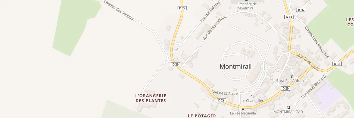 Plan du 8 Rue de la Madeleine à Montmirail
