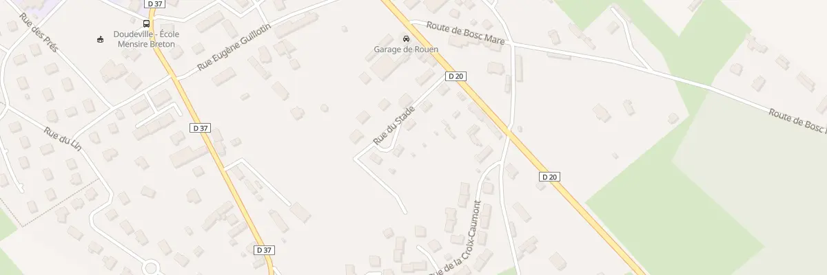 Plan du 11 Rue du Stade à Doudeville