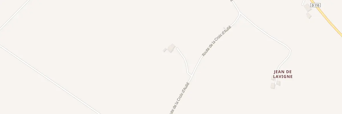 Plan du 680 Rte de la Croix d’Aulié à Saint-Robert