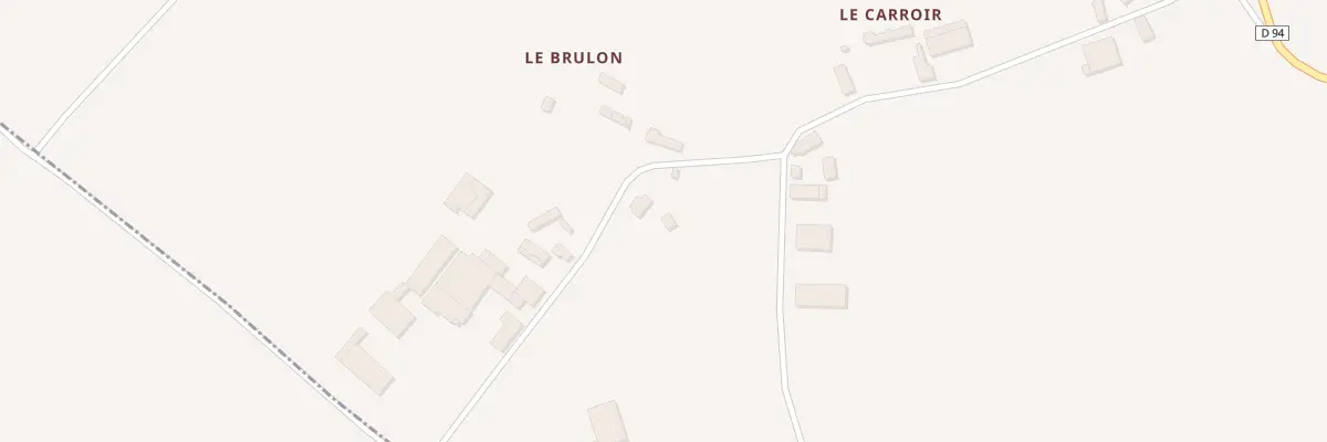 Plan du 59 Le Brulon à Cellé