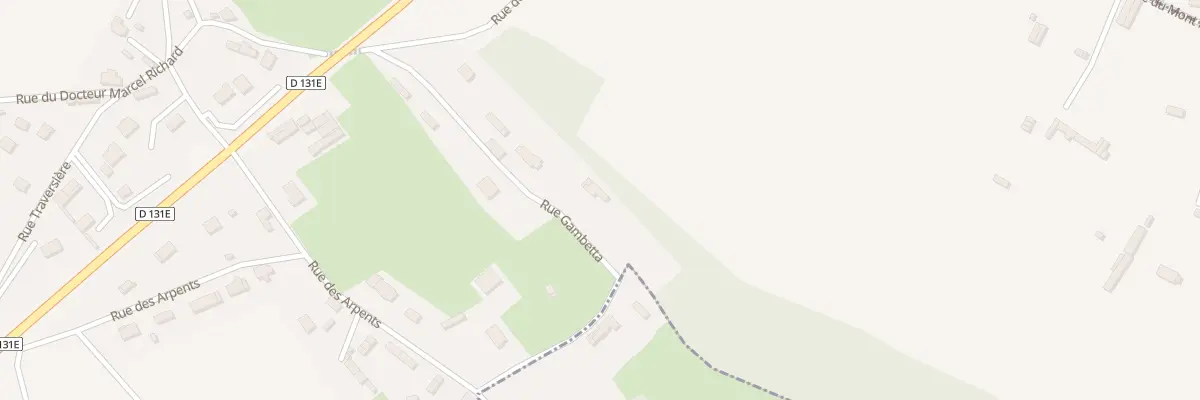 Plan du 7 Rue Gambetta à Yvetot