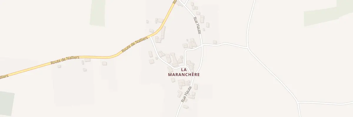 Plan du 5140 La Maranchere à Paizay-le-Sec
