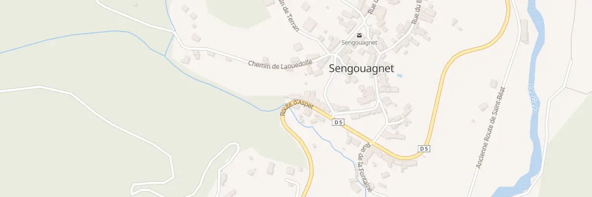 Plan du 87 Village à Sengouagnet