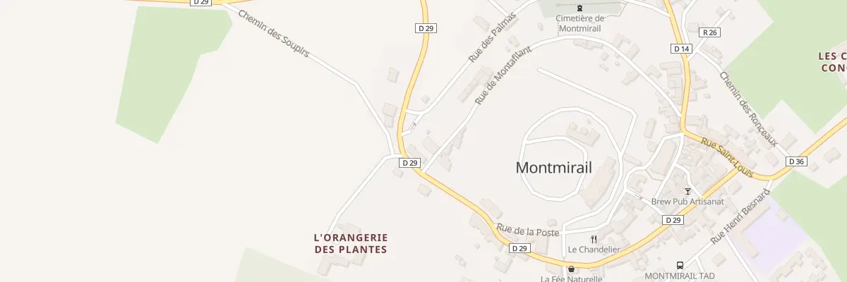 Plan du 12 Rue de Montafilant à Montmirail