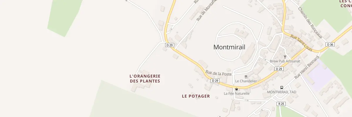 Plan du 1 Rue de la Madeleine à Montmirail