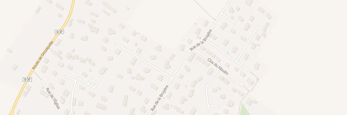 Plan du 340 Rue de la Bruyere à Étoutteville