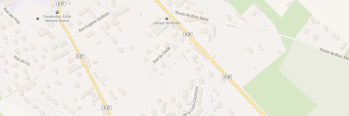 Plan du 9 Rue du Stade à Doudeville