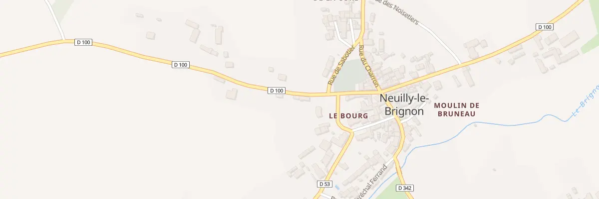 Plan du 1 Rue des Moissonneurs à Neuilly-le-Brignon