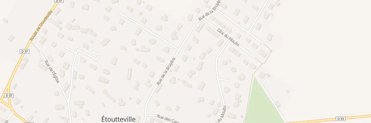 Plan du 299 Rue de la Bruyere à Étoutteville