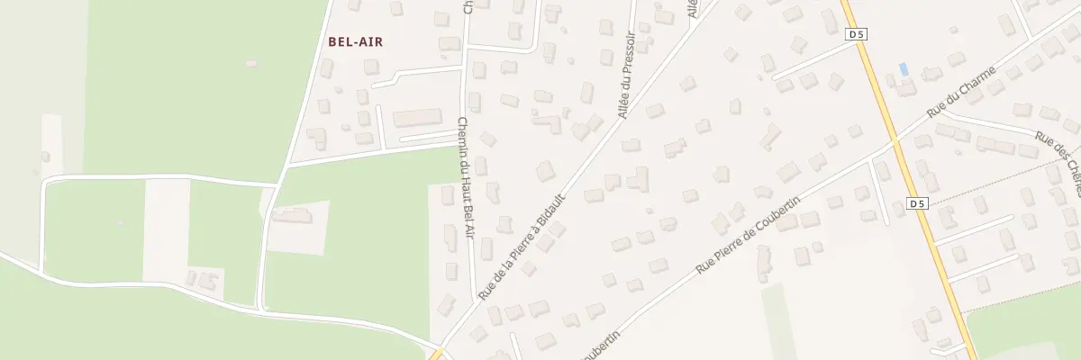 Plan du 4 Rue de la Pierre à Bidault à Monnaie