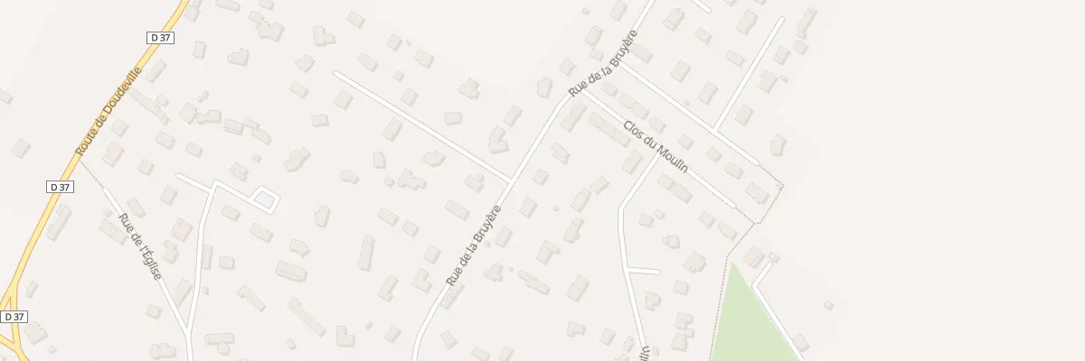Plan du 310 Rue de la Bruyere à Étoutteville