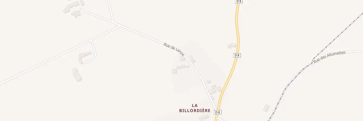 Plan du 55 La Billordiere à Saint-Jacques-des-Guérets