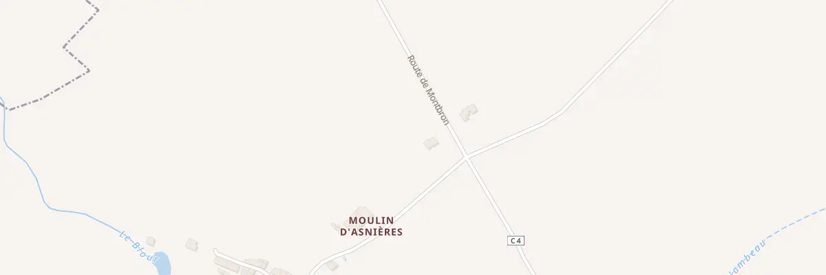 Plan du 2 Moulin d’Asnieres à Asnières-sur-Blour