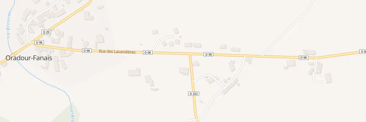 Plan du 2 Chez Terrier à Oradour-Fanais