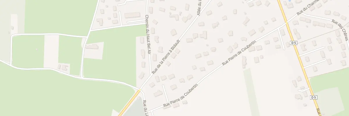Plan du 3 Rue de la Pierre à Bidault à Monnaie