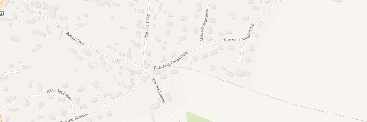 Plan du 4 Rue de la Pergantiere à Boissey-le-Châtel
