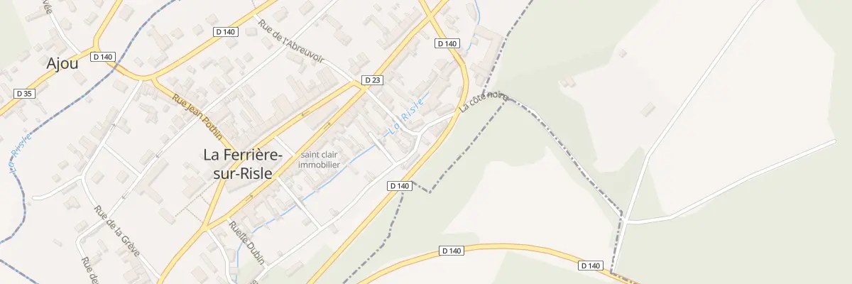 Plan du 8 Rue du Pont Menage à La Ferrière-sur-Risle