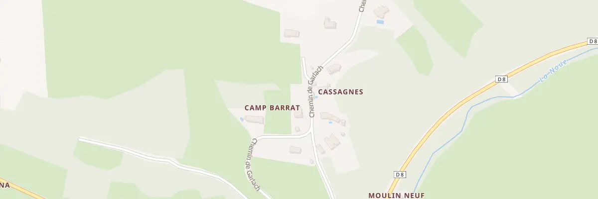 Plan du 2 Camp Barrat à Latoue