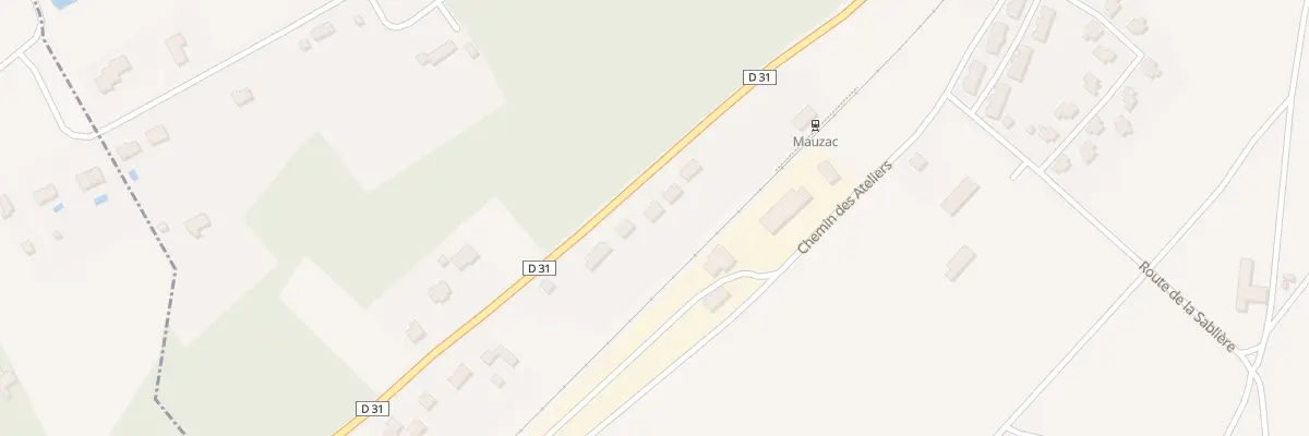 Plan du 345B Rte de la Gare à Mauzac-et-Grand-Castang