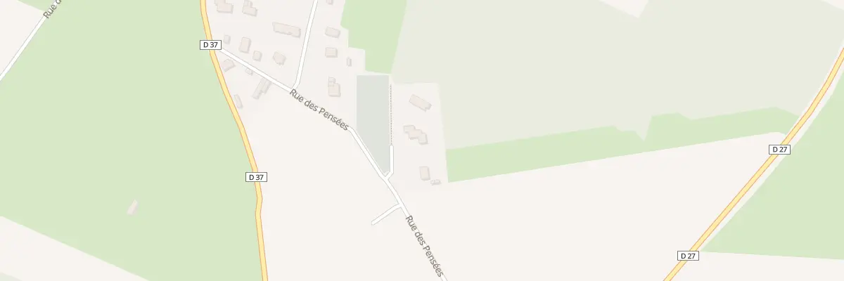 Plan du 251 Rue des Pensees à Étoutteville