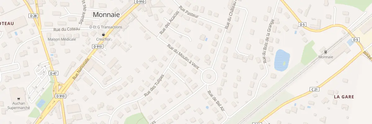 Plan du 4B Rue du Moulin à Vent à Monnaie