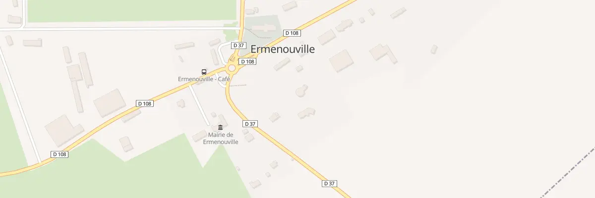 Plan du 1 Rte de la Croix de Realcan à Ermenouville