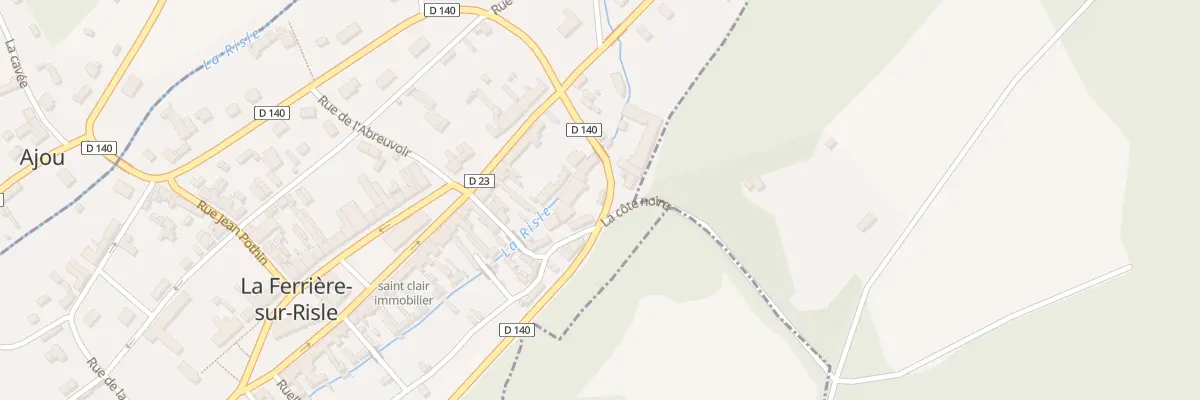 Plan du 2 Rte de Conches à La Ferrière-sur-Risle