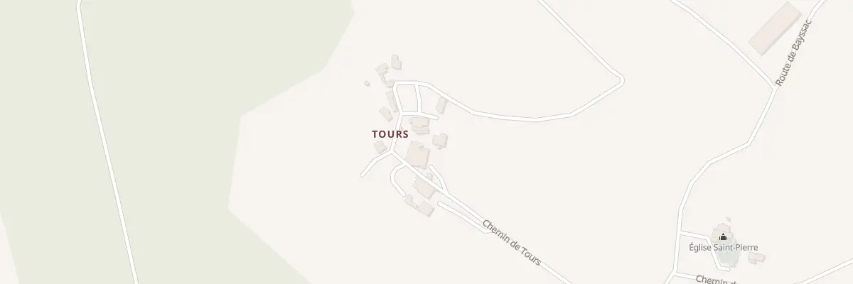 Plan du 3 A Tours à Cassignas
