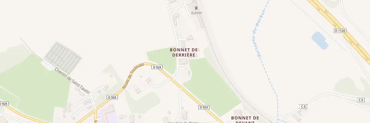 Plan du 40 Chem de la Gare à Aubiet