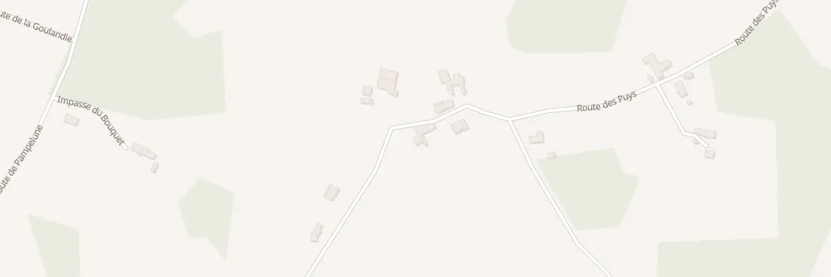Plan du 98 Les Fauries à Brantôme en Périgord
