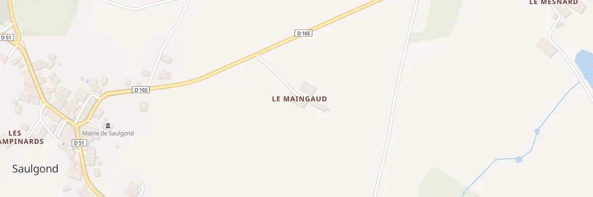 Plan du 5078 Le Maingaud à Saulgond