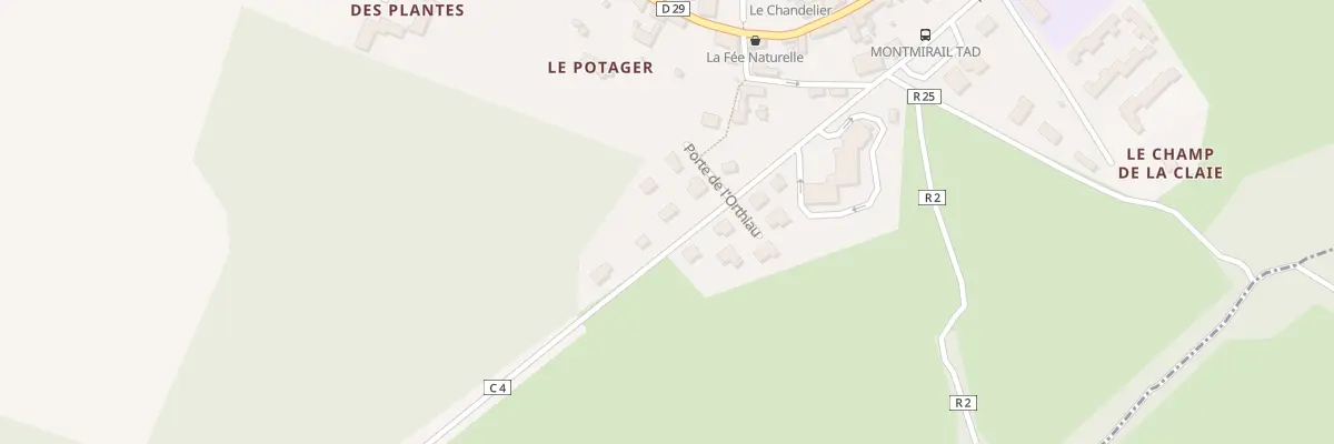 Plan du 16 Pte de L Orthiau à Montmirail