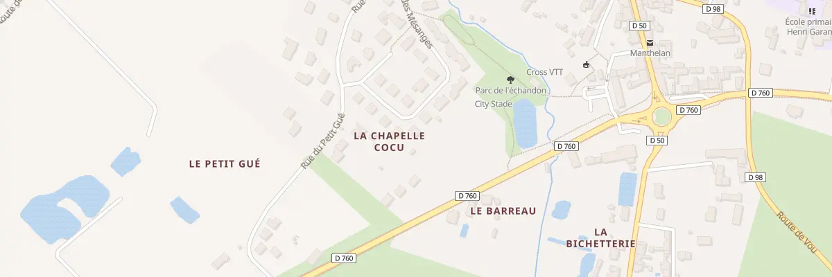 Plan du 36 Rue des Mésanges à Manthelan